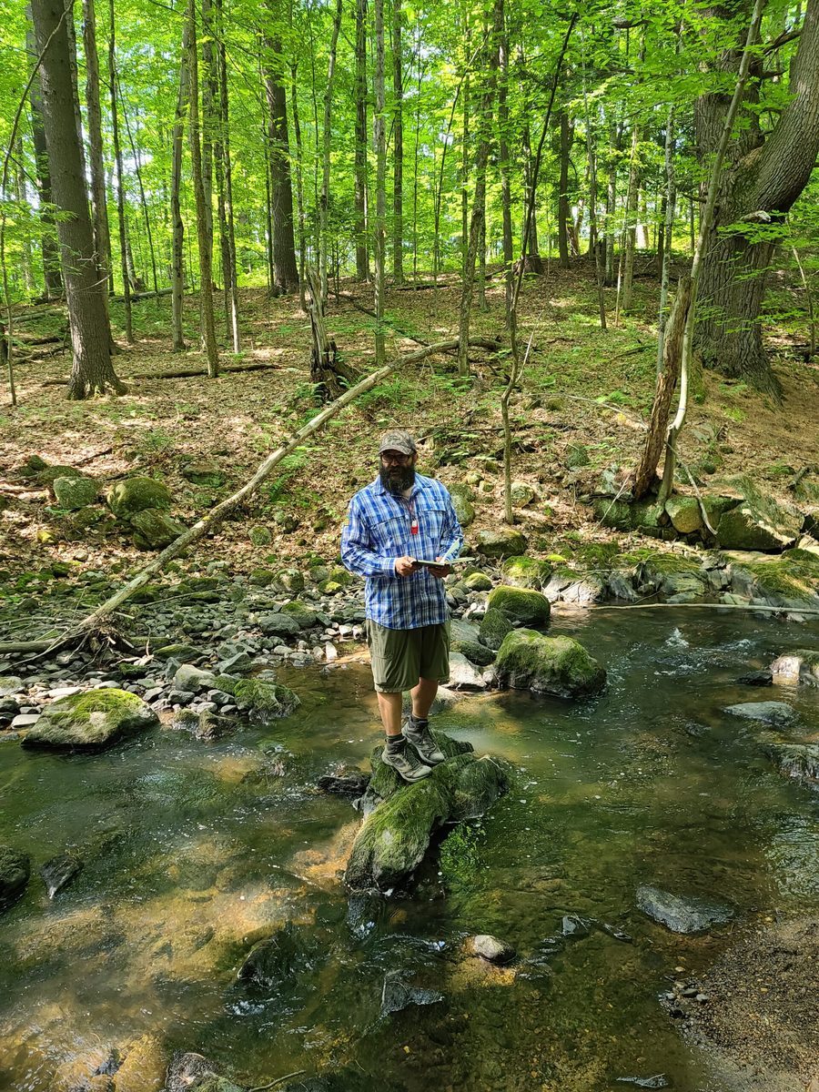 Wil Libby in the Maine woods